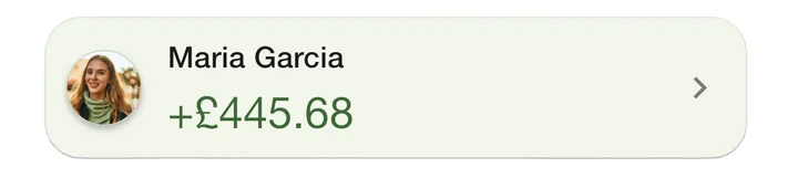 Maria Garcia owes you £445.68